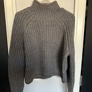H&M chunky grey sweater